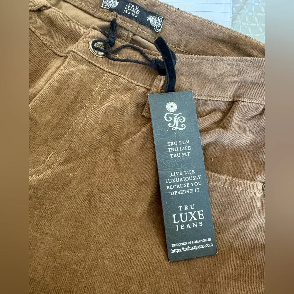 Tru Luxe Brown Corduroy Pants - Picture 10 of 13